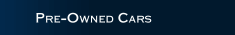 Pre-Owned Cars